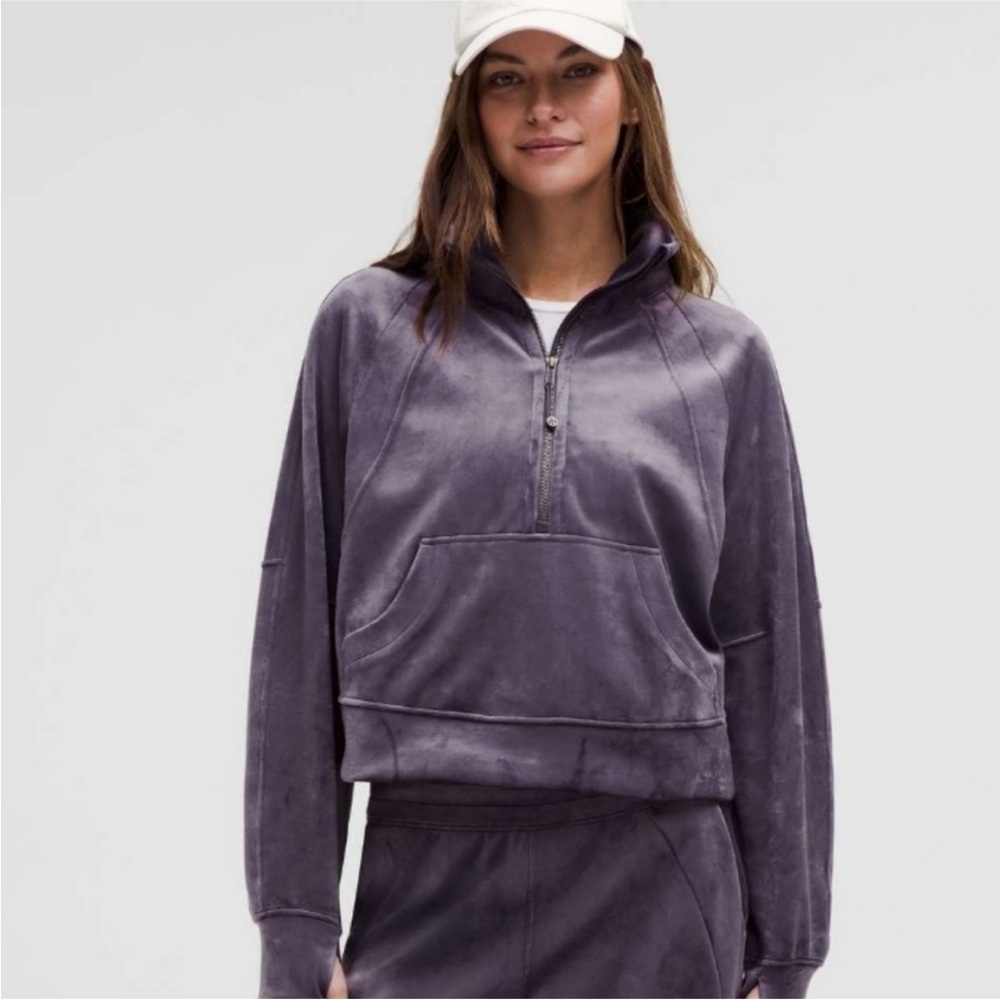 NWT Lululemon Scuba oversized Funnel-Neck Half zip Sz XS/S